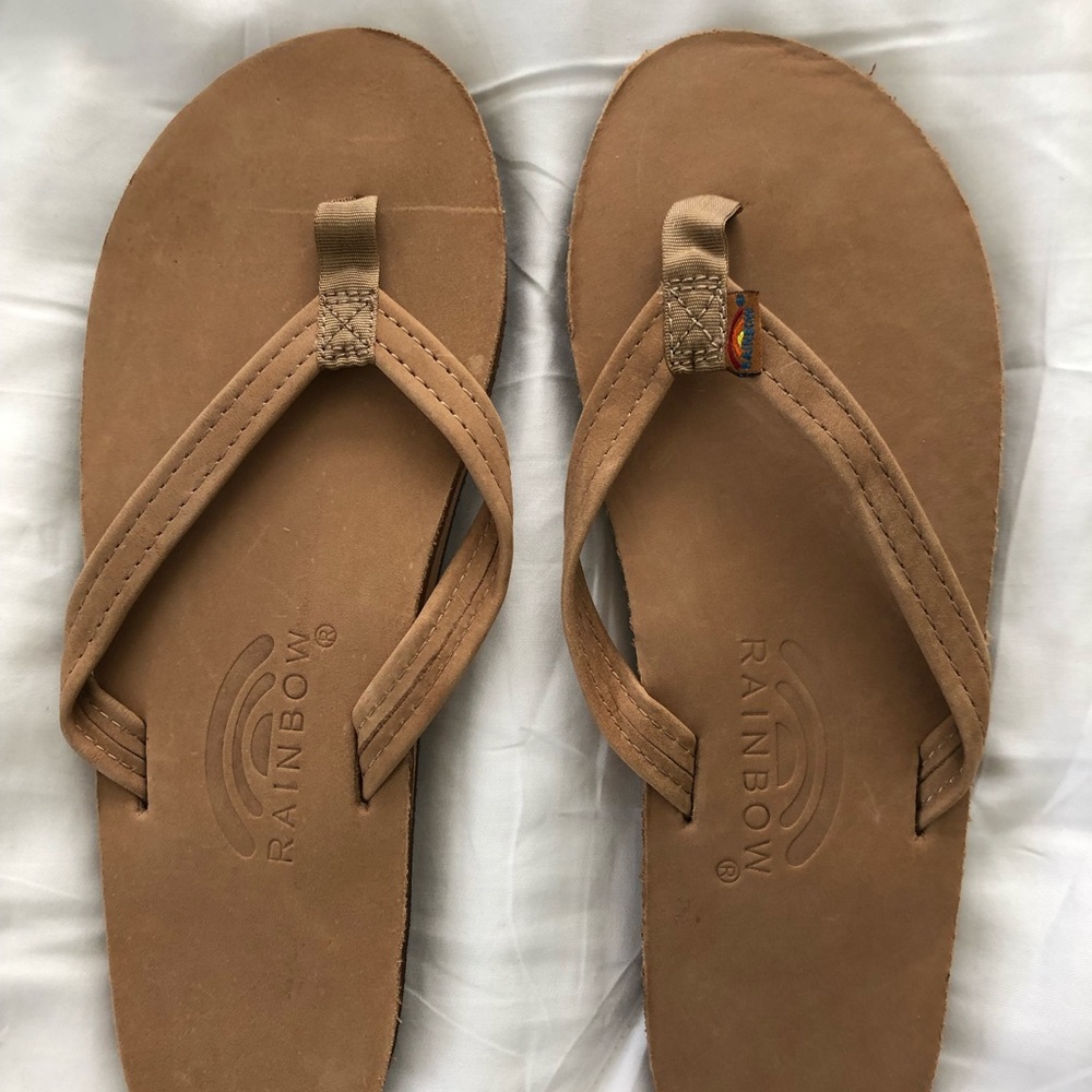 Never worn Rainbow sandal flip flops